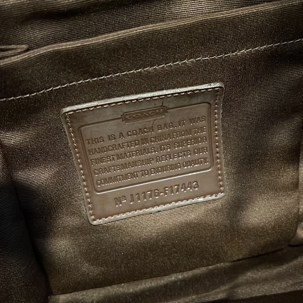 Brown Coach Diaper Bag - Picture 9 of 13